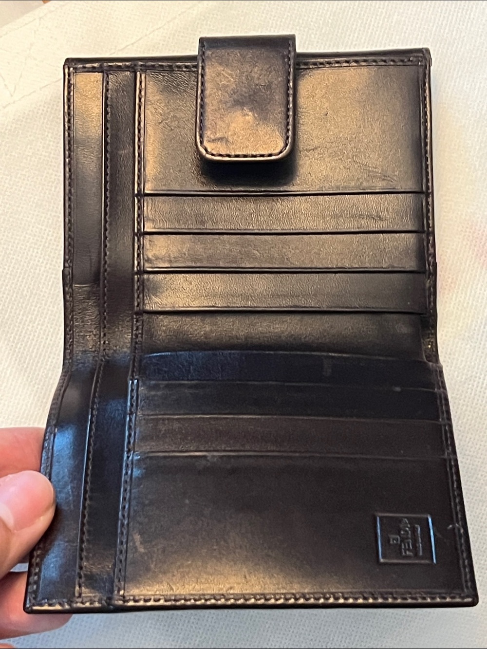 Fendi Dark Brown Zucca FF Logo Bifold Wallet - Picture 6 of 15